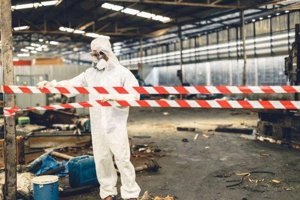 Professional Infectious Disease Decontamination technician working in Dayton, OR
